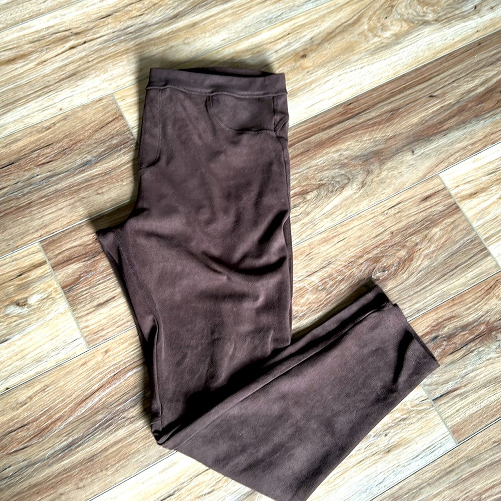 Anthropologie Sanctuary Suede Leggings